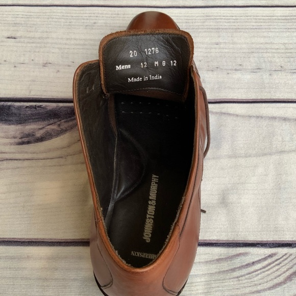 Johnston & Murphy Mens Leather Lace Ups Size 12 main image 9